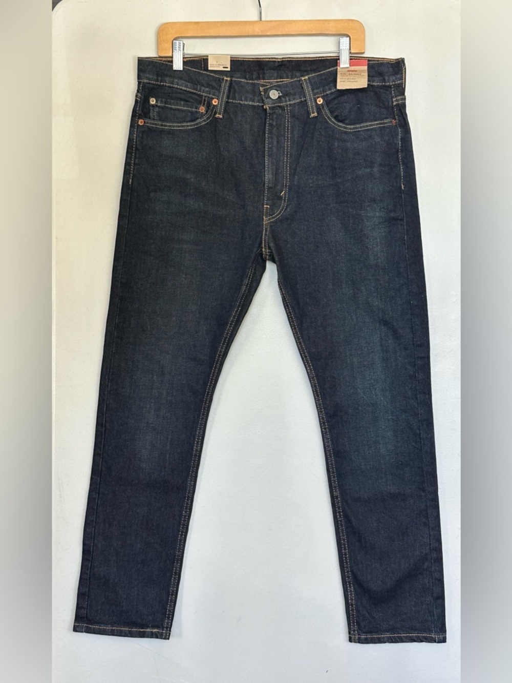 Levi's Slim Straight Jeans in Dark Blue Denim
